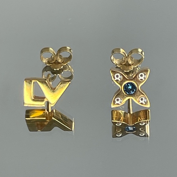Louis Vuitton Boucles d'oreilles Love Letters Pierced Earrings - Picture 1 of 8